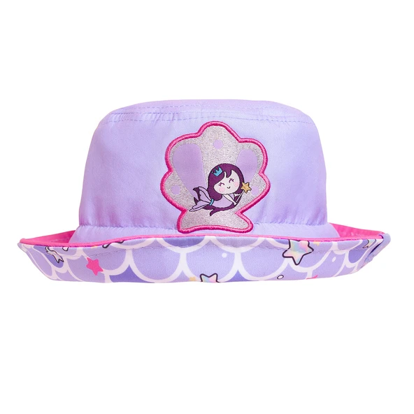 Milk&Moo Küçük Deniz Kızı Ayarlanabilir Bebek Yazlık Şapkası 0-18 Ay - 3