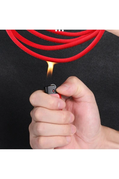 Apple Lightning 90 Derece Led Işık Gamer Şarj Ve Data Kablo - Resim 6