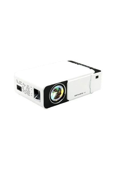 T5 1080p 4K Full HD Wifi USB/AV/HDMI/SCREENCAST Uyumlu Taşınabilir Projektör - 7