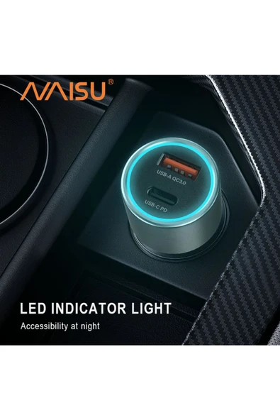 24v Usb-a Usb-c Araç Şarj Cihazı - Resim 4