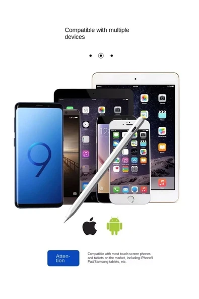 2gen Ipad Kalem Ios Çizim Stylus Dokunmatik Ekran Tablet Kalem Aktif Yüksek Hassasiyetli - 7