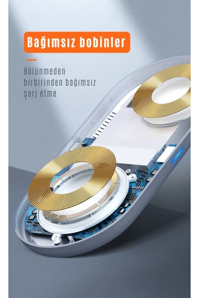 Apple Watch  Iphone  Kablosuz Şarj Kiti - Resim 6