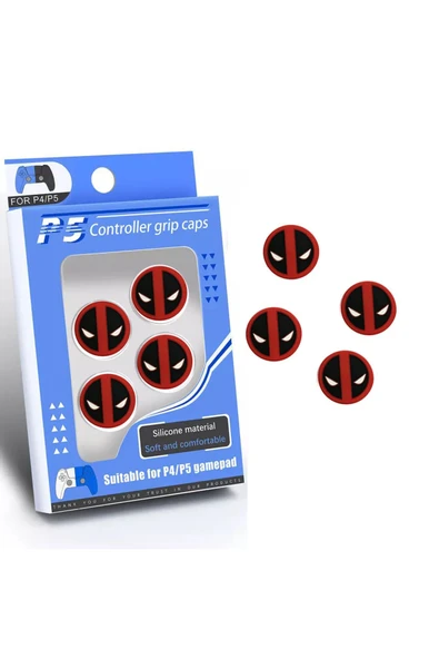 Deadpool Desenli Xbox One-s-x-series X-series S-xbox 360-ps3-ps4-ps5- Analog Koruyucu - 2