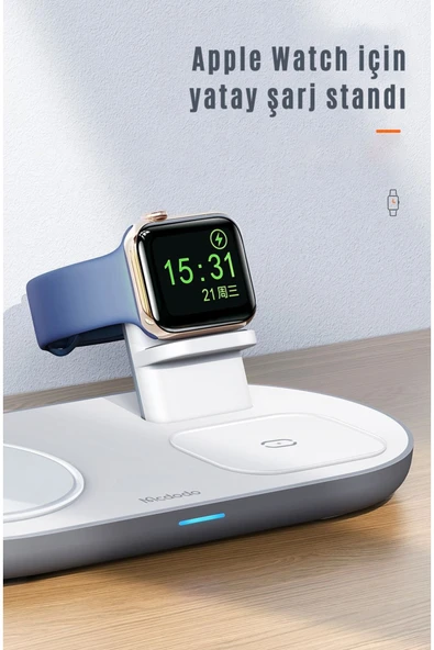 Apple Watch  Iphone  Kablosuz Şarj Kiti - Resim 8