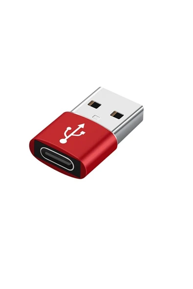 Erkek Usb To Dişi Type-c Çevirici Data Otg Adaptör Dönüştürücü - Resim 2