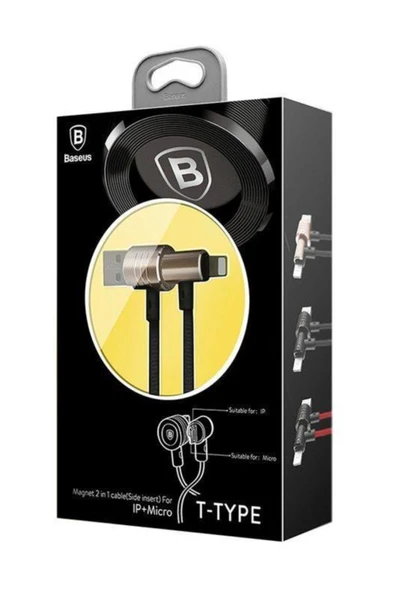 Two-in-One 2in1 Lightning Micro Usb 1m Data Şarj Kablosu - Resim 5