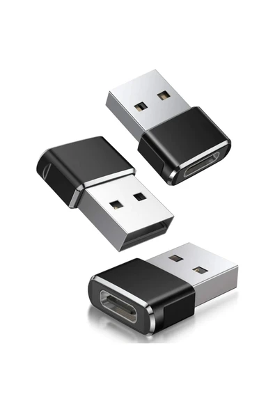 Erkek Usb To Dişi Type-c Çevirici Data Otg Adaptör Dönüştürücü