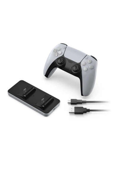 Tp5 1545 Ps5 Kulaklık Tutucu Oyun Haznesi Şarj Stand Kit - Resim 4