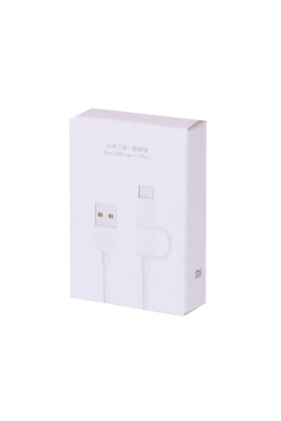 Mi 2'li Micro Usb Type-c Şarj Ve Data Kablosu ürün görseli 1