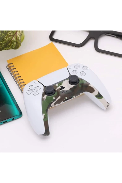 Ps5 Dualsense Oyun Kolu Kamuflaj Dekoratif Plastik Kaplama - 4