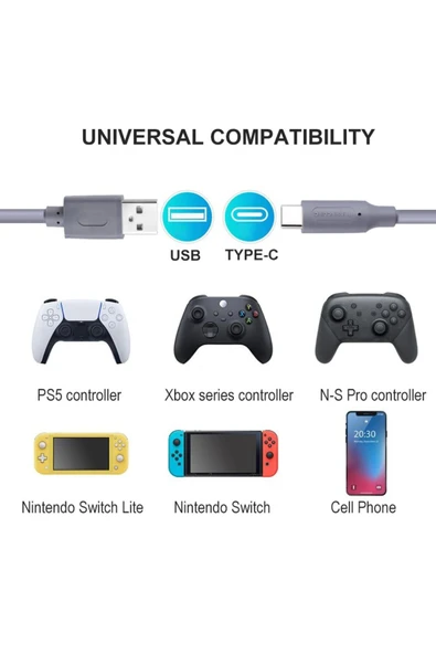 Playstation 5 Type-c 5a 2m Şarj Kablosu - Resim 3