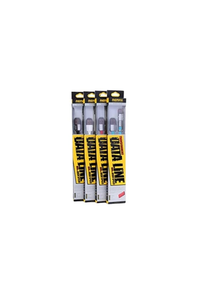 Remax Ikili Yassı 1 Metre Micro Usb Apple Lightning Şarj Data Kablosu - Resim 6