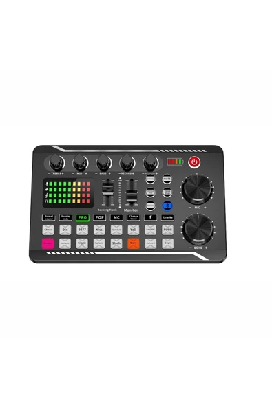 LGT240 Filtreli Condenser Mikrofon F998 Live Plus Ses Kartı ve Standlı Set - 3
