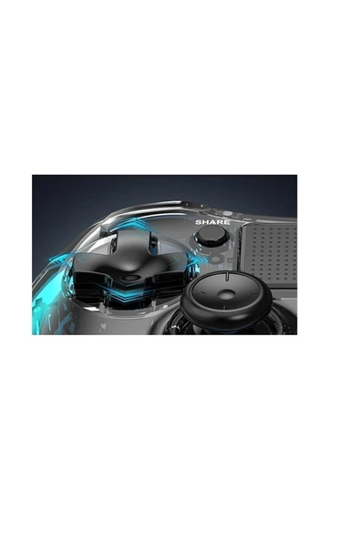 Ps-p05 Rgb Led Işıklı Ps4-ps3-tv-ıos-pc Uyumlu Kablosuz Joystick Gamepad Oyun Kolu - 6