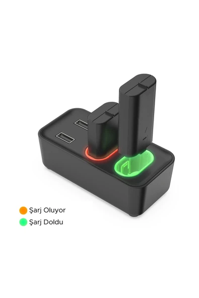 Usb Girişli Xbox Series Oyun Kolu Joystick Pil Şarj Istasyonu - 2