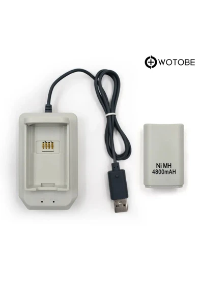 Xbox 360 Oyun Kolu Joystick Powerbank Şarj Edilebilir Pil Ve Şarj Cihazı ürün görseli 1