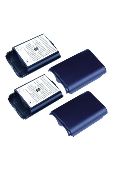 Xbox 360 Oyuncu Kolu Pil Kapağı Yuvası Siyah- 2adet - Resim 3