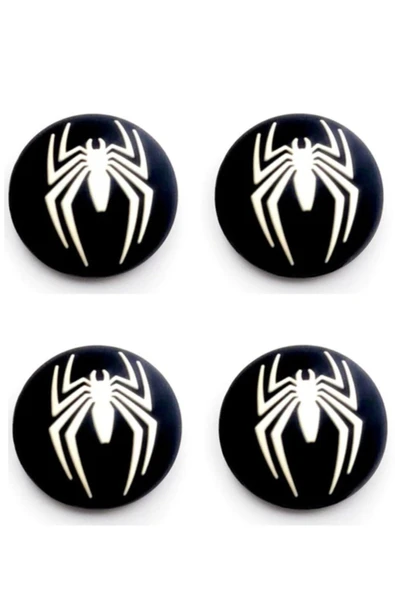 Spiderman Logo Ps3-ps4-ps5-xbox One-x-s-series X Series S Analog Koruyucu Silikon Pad