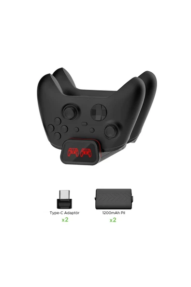 Xbox One/series Oyun Kolu Joystick Pil Type-c Şarj Istasyonu - 4