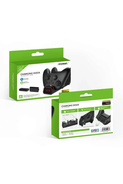 Xbox Series S X Oyun Kolu Dock Wireless Controller Şarj Istasyonu Göstergeli 1200 Mah - Resim 4