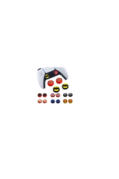 Batman Ps3-ps4-ps5-xbox One-x-s-series X Series S Analog Koruyucu Silikon Pad - 2