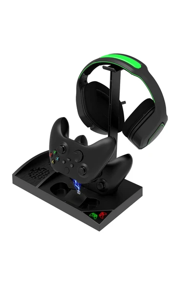 XBOX Series S Çok Amaçlı Askılı Şarj İstasyonu Soğutucu Stand Pil Set - Resim 4