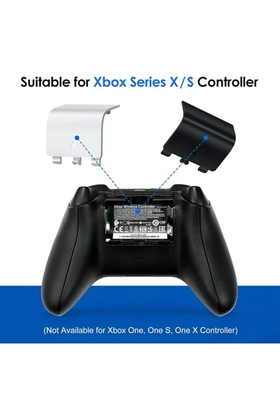 Xbox Series X/ Series S Oyun Kolu Yedek Pil Kapağı - 4