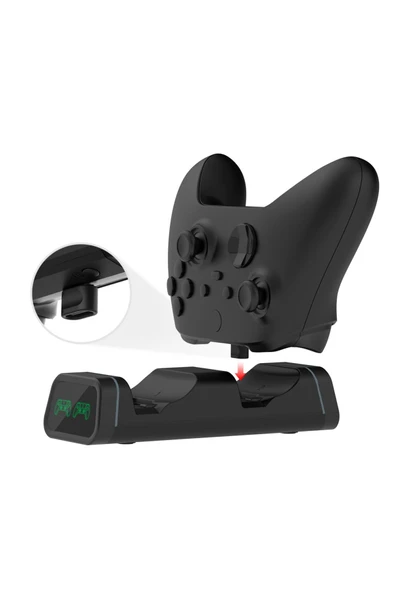 Xbox One/series Oyun Kolu Joystick Pil Type-c Şarj Istasyonu - 3