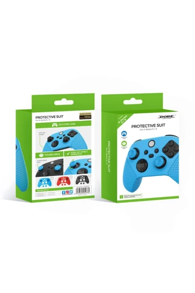 Xbox Series S/x Kollara Uyumlu Silikon Kılıf Ve 2 Analog Koruyucu Set - Resim 6