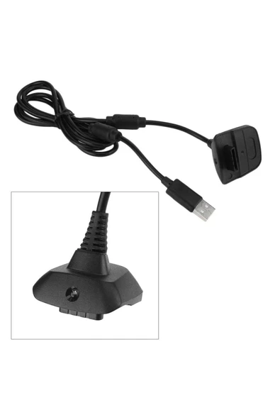 Xbox 360 Kontroller Için 4800 Mah Şarjlı Nı-mh Pil Ve Kablo Seti - Resim 2