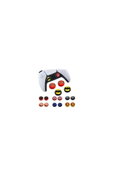 Spiderman Mask Ps3-ps4-ps5-xbox One-x-s-series X Series S Analog Koruyucu Silikon Pad - 3