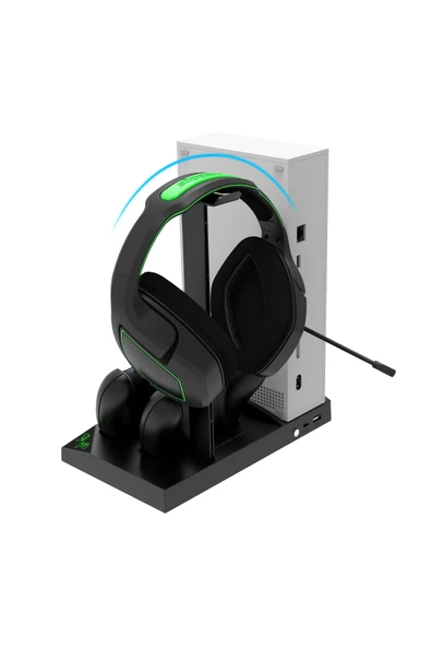 İPEGA XBOX Series S Çok Amaçlı Askılı Şarj İstasyonu Soğutucu Stand Pil Set - Resim 5