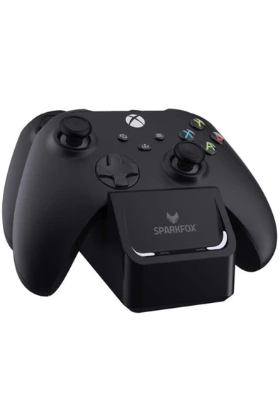 Xbox Serisi X / S Şarj Istasyonu Kontrol Cihazları Çift Kontrollü Şarj Yuvası Şarj Istasyonu