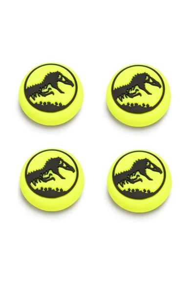 Jurassic Park-dinazor Desenli Xbox One S/one X/xbox E/xbox 360 Analog Koruyucu Silikon Pad - 2