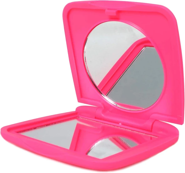 Nascita Kare Cep Ve Çanta Makyaj Aynası Pembe Nasayna00036