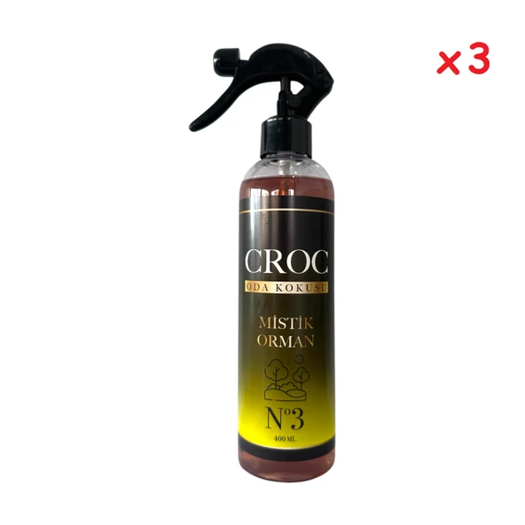 Croc Oda Kokusu No:3 Mistik Orman 3 x 400ml Sprey Şişe - 2