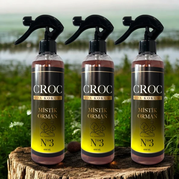 Croc Oda Kokusu No:3 Mistik Orman 3 x 400ml Sprey Şişe