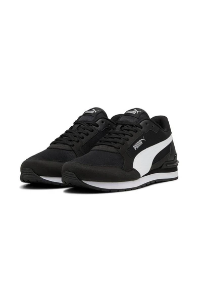 Puma ST Runner v4 Mesh 399666 01 Erkek Yürüyüş ve Koşu Ayakkabısı Siyah Beyaz 40-45 - Resim 2