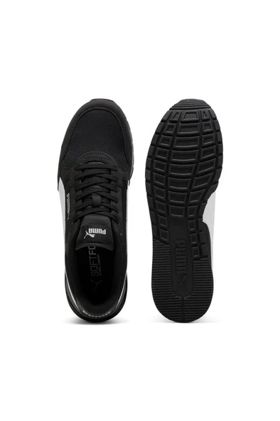 Puma ST Runner v4 Mesh 399666 01 Erkek Yürüyüş ve Koşu Ayakkabısı Siyah Beyaz 40-45 - Resim 6