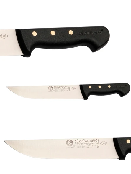 Sürdövbisa F61007 Plastik Pimli Sap Kasap Bıçağı (Kesim Bıçağı) - Resim 3