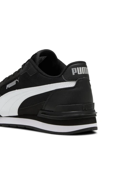 Puma ST Runner v4 Mesh 399666 01 Erkek Yürüyüş ve Koşu Ayakkabısı Siyah Beyaz 40-45 - Resim 4