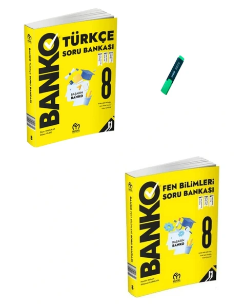 LGS 8. Sınıf Banko Serisi Türkçe ve Fen Bilimleri Soru Bankası