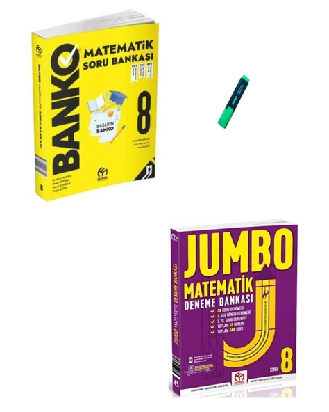 LGS 8. Sınıf Matematik Banko Soru Bankası ve Jumbo Deneme