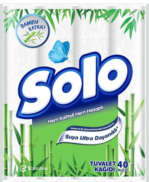 Solo Bambu Tuvalet Kağıdı 40’lı