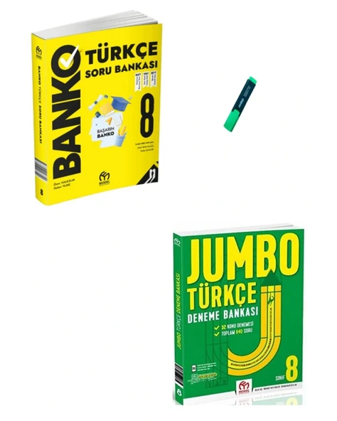 LGS 8. Sınıf Türkçe Banko Soru Bankası ve Jumbo Deneme