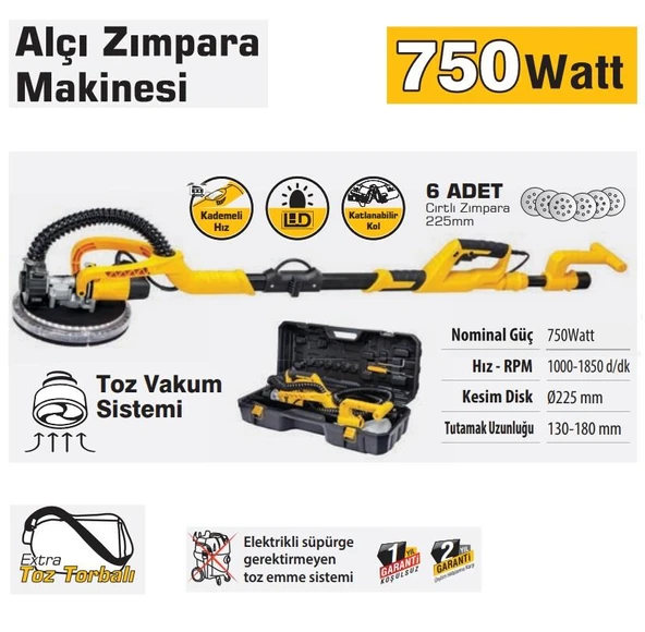 SGS 5200 ALÇI ZIMPARA  MAKİNASI 750 Watt - 3