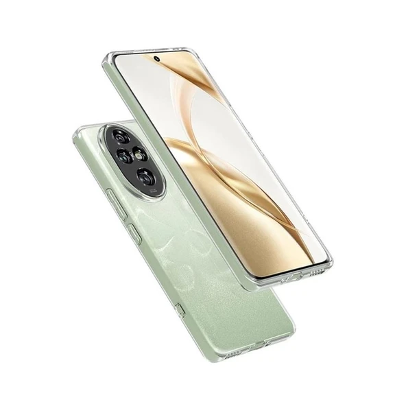 Gpack Honor 200 uyumlu Kılıf Süper Silikon Kamera Korumalı Şeffaf - Resim 3