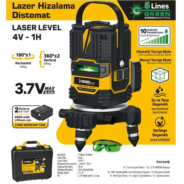 SGS 5428 LAZER HİZALAMA DİSTOMAT (ŞAKÜL) 5 Line - 4