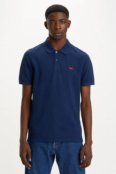 Slim Polo Gömlek Lacivert A4842-0003