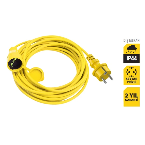 Stanley ST-EC-1015 Uzatma Kablosu 10 Mt, 3x1.5mm, 1 Prizli, IP44 - 3